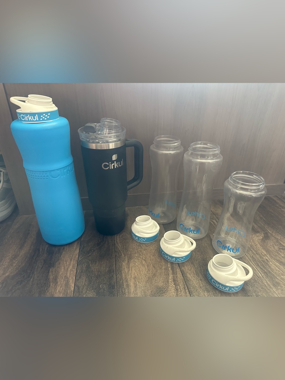 Lot of 5 Cirkul Water Bottles with Leak‑Proof Lid